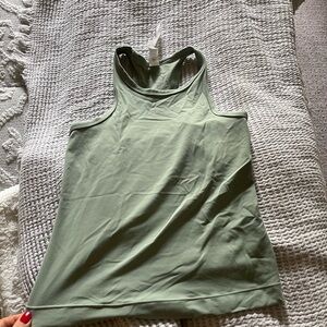 Women's Green Sleeveless Top